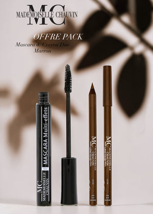 Mascara + Crayon Eyeliner DUO Marron