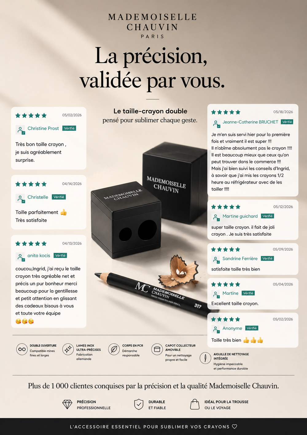 Taille Crayon MC
