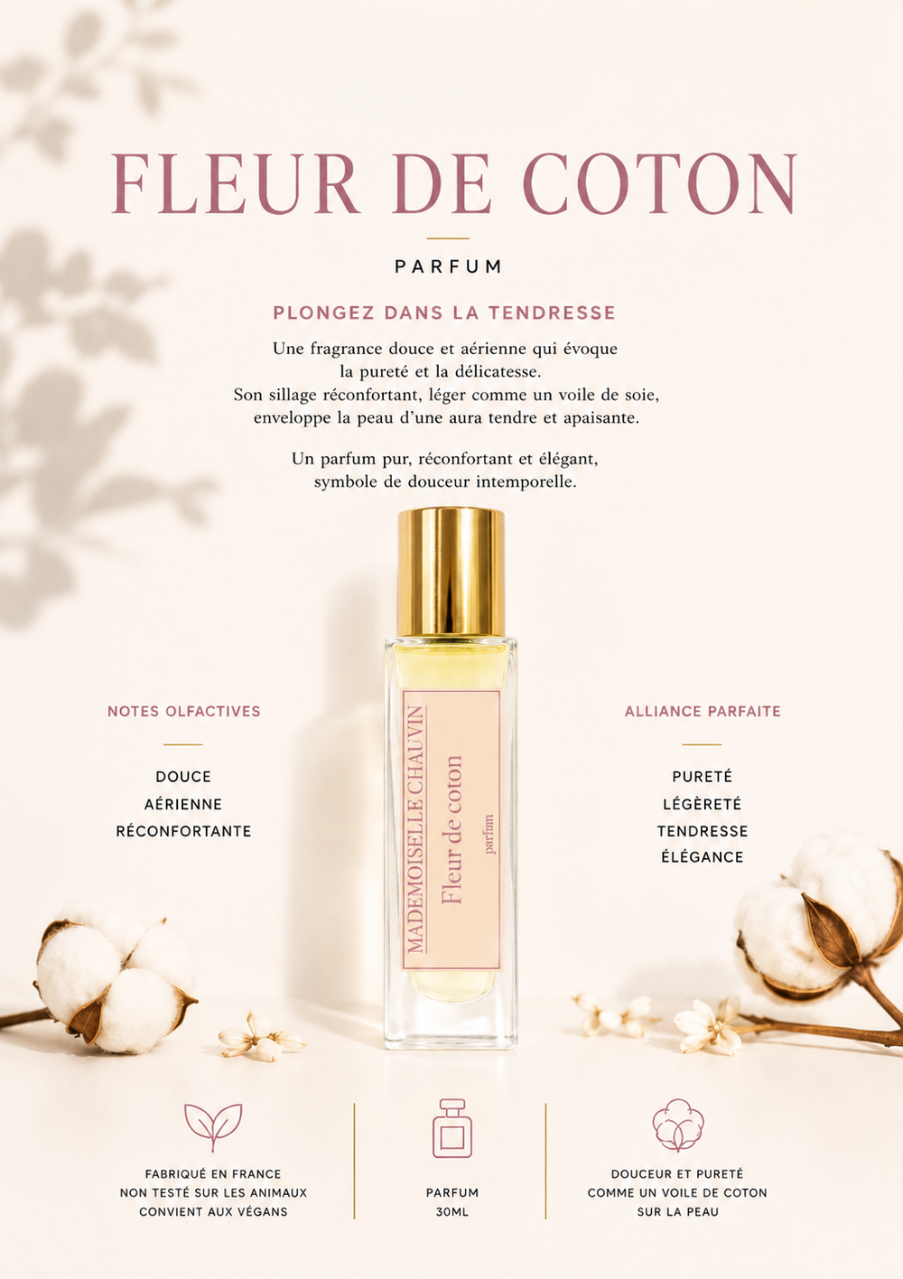 Parfum Fleur de Coton 30ml