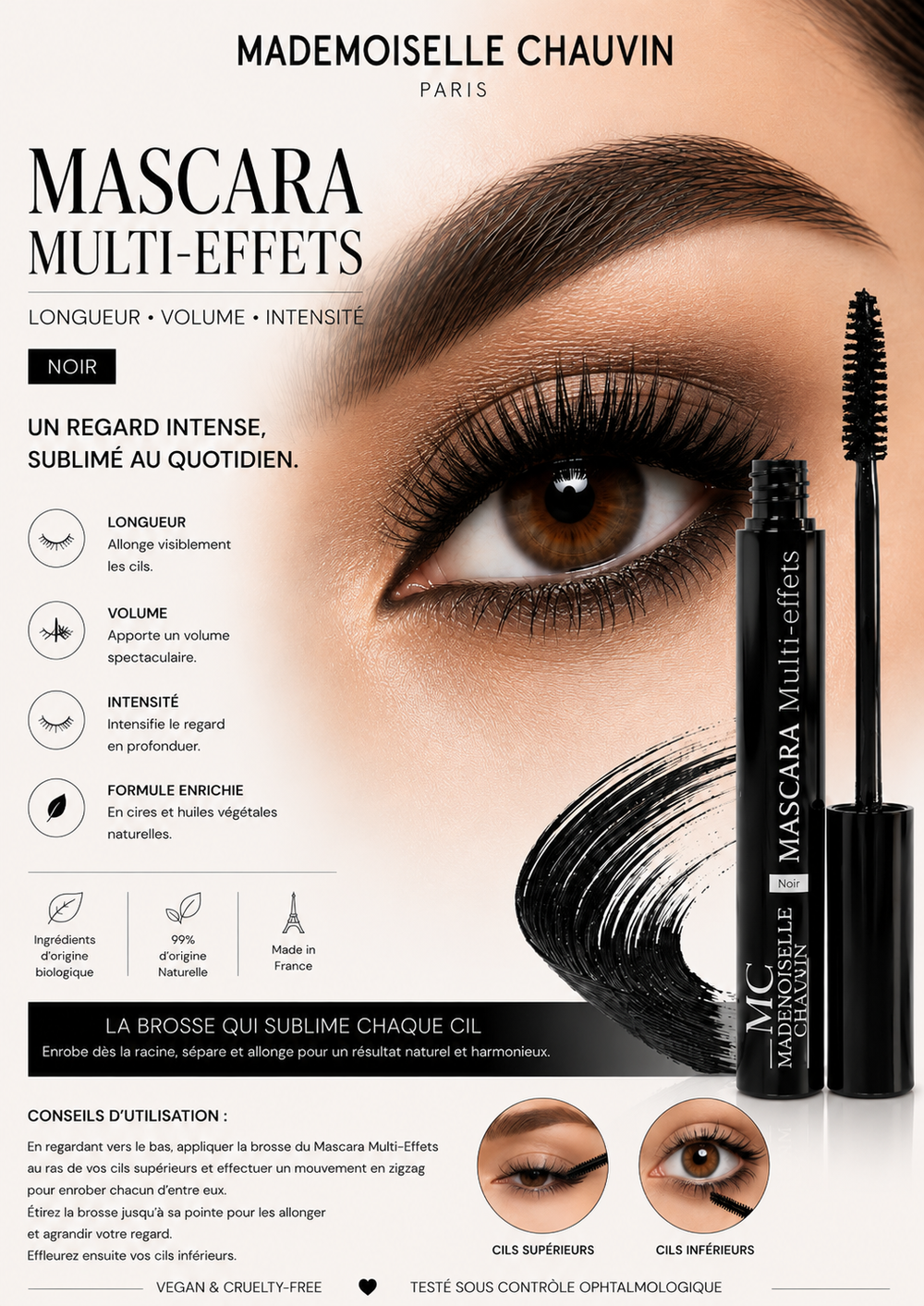 Multi-effect Black Mascara 