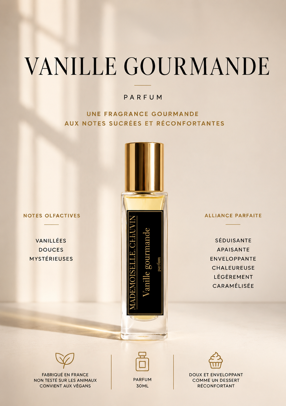 Parfum Vanille Gourmande 30ml