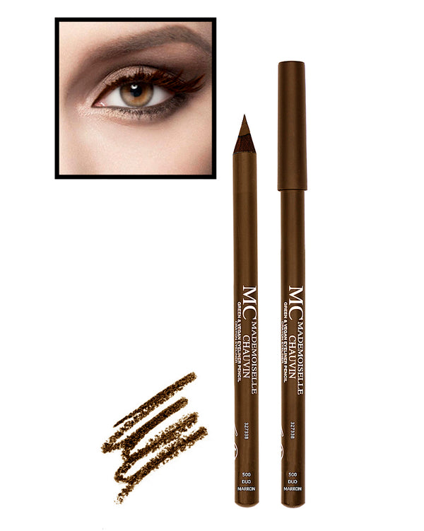 Crayon Eyeliner DUO Marron