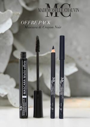 Mascara Multi-effets Noir + Crayon Eye-Liner Noir